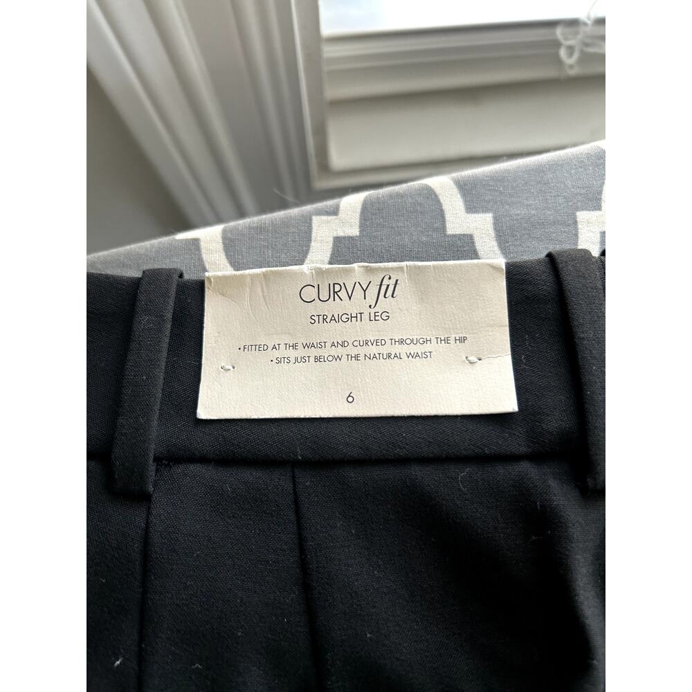 NWT Ann Taylor Curvy Fit Straight Leg Trousers, size 6 - Picture 6 of 8